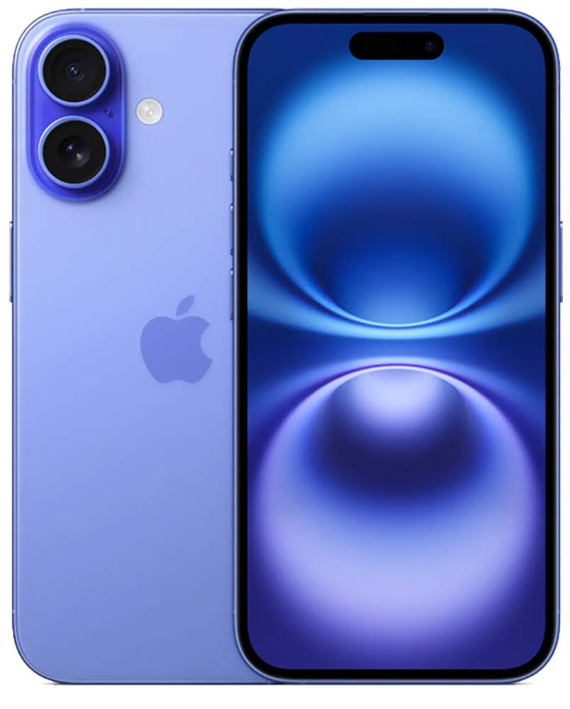 Apple iPhone 16 Plus 128 Гб SIM + SIM Ультрамарин "Отличный"