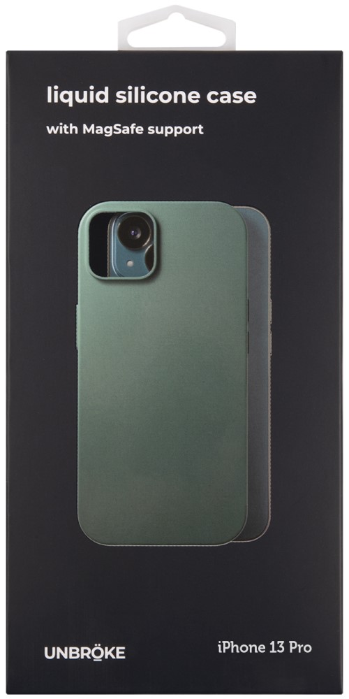UNBROKE iPhone 13 Pro Liquid Silicone MagSafe зеленый