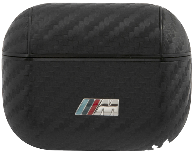 BMW для Airpods Pro M-collection PU carbon effect with metal logo Черный