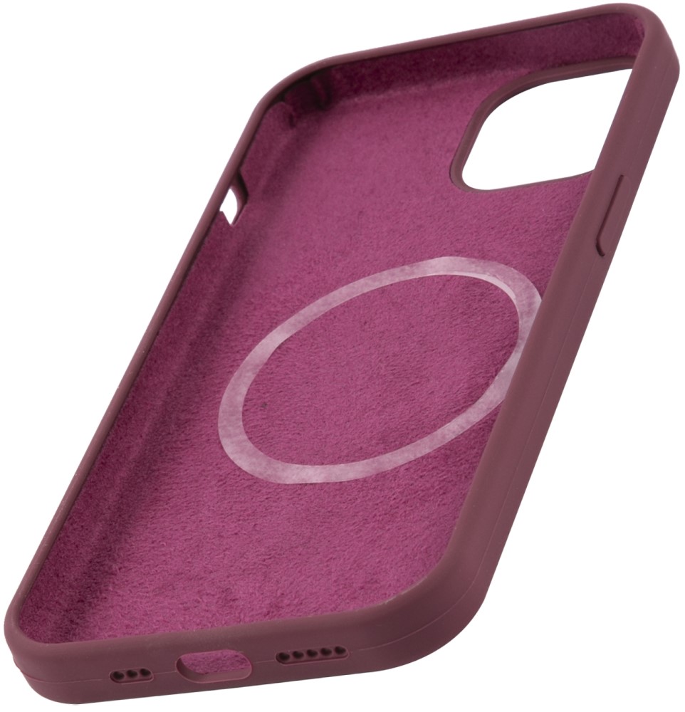 UNBROKE iPhone 13 Liquid Silicone MagSafe винный