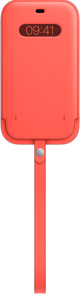 Apple iPhone 12 Pro Max MagSafe кожаный Розовый цитрус (MHYF3ZE/A)
