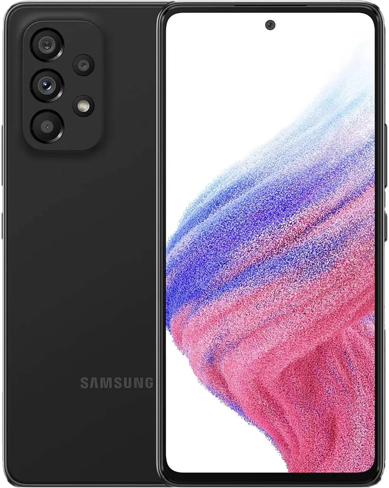 Смартфон Samsung Galaxy A53 8/256Gb Чёрный: купить по цене 22 990