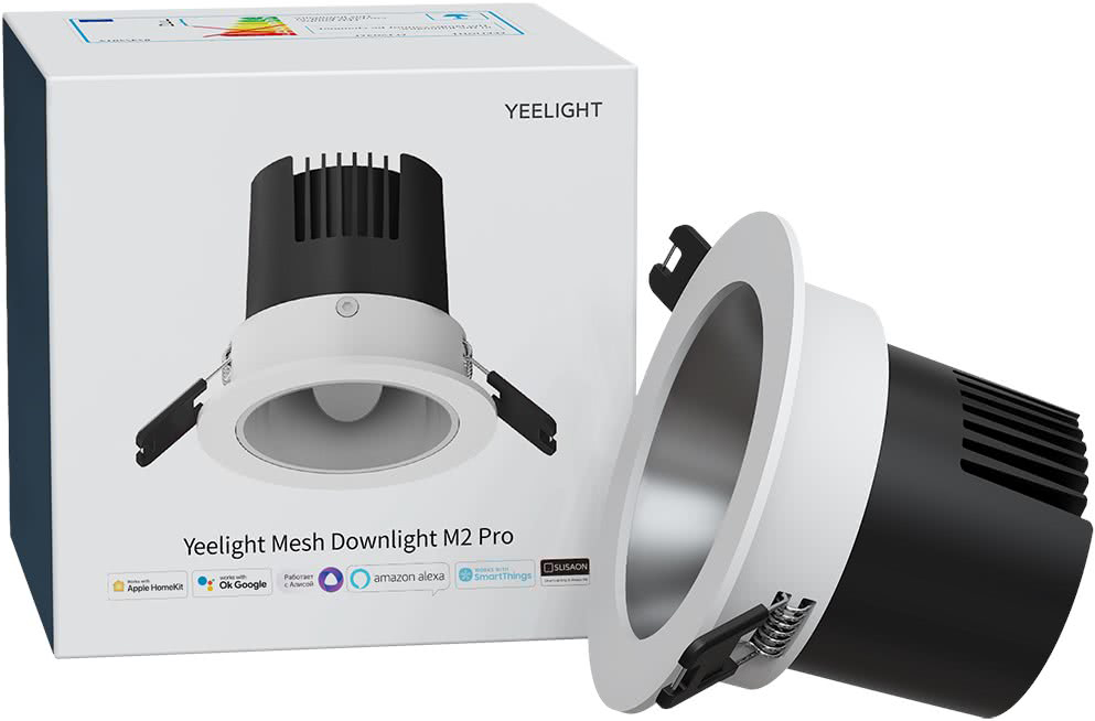 Yeelight Mesh Downlight M2 Pro встраиваемый Black (YLTS03YL)