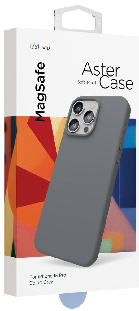 VLP Aster Case с MagSafe для iPhone 15 Pro Серый