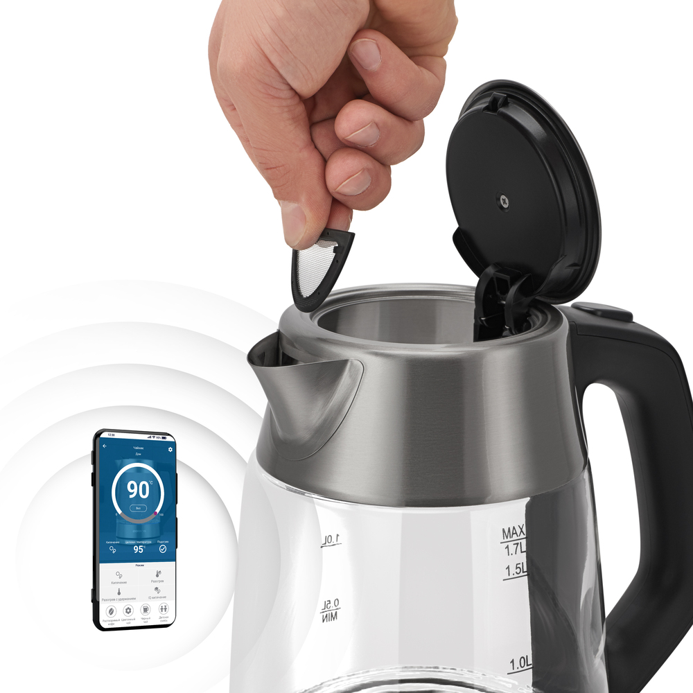 Polaris PWK 1775CGLD Wi-Fi IQ Home Silver matte