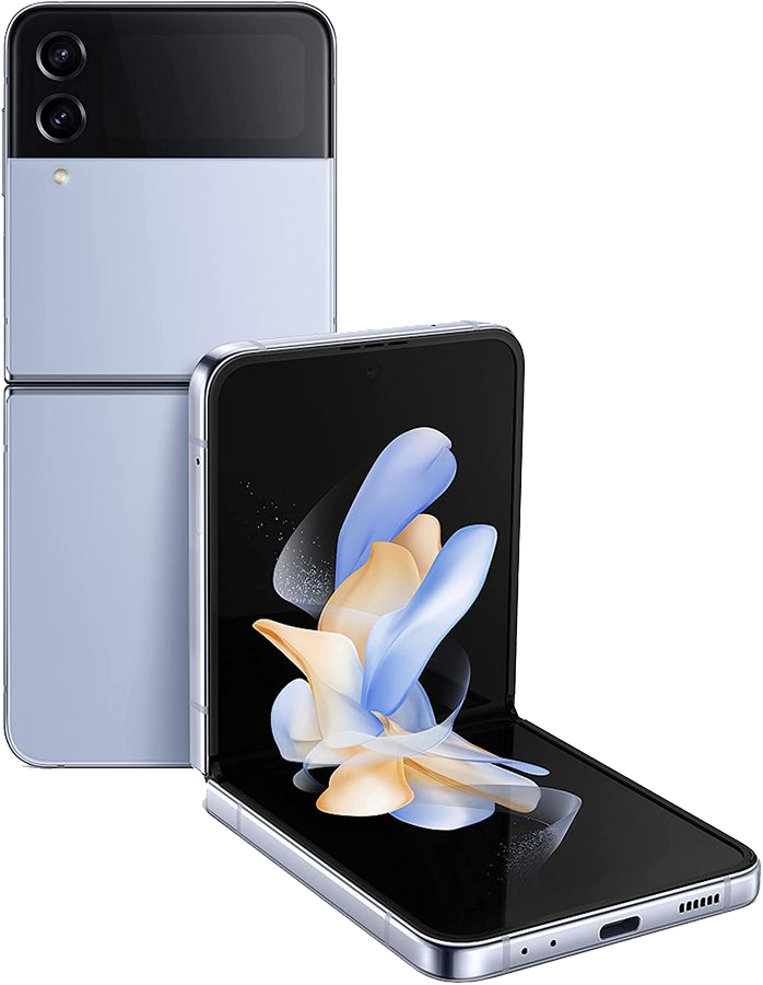 Смартфон Samsung Galaxy Z Flip4 8/256Gb Голубой (SM-F721): купить