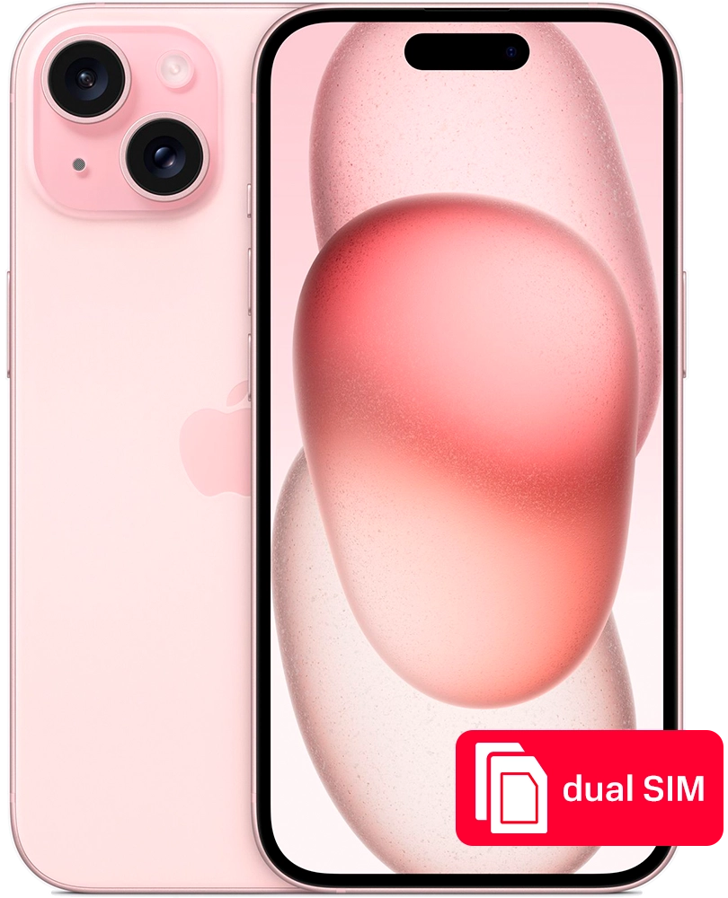 Apple iPhone 15 128Gb SIM + SIM Розовый