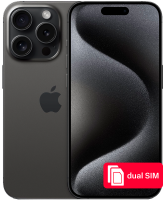 Изображение товара Apple iPhone 15 Pro 256 ГБ SIM + SIM Чёрный титан Б/У "Хороший" Изображение товара Apple iPhone 15 Pro 256 ГБ SIM + SIM Чёрный титан Б/У "Хороший"