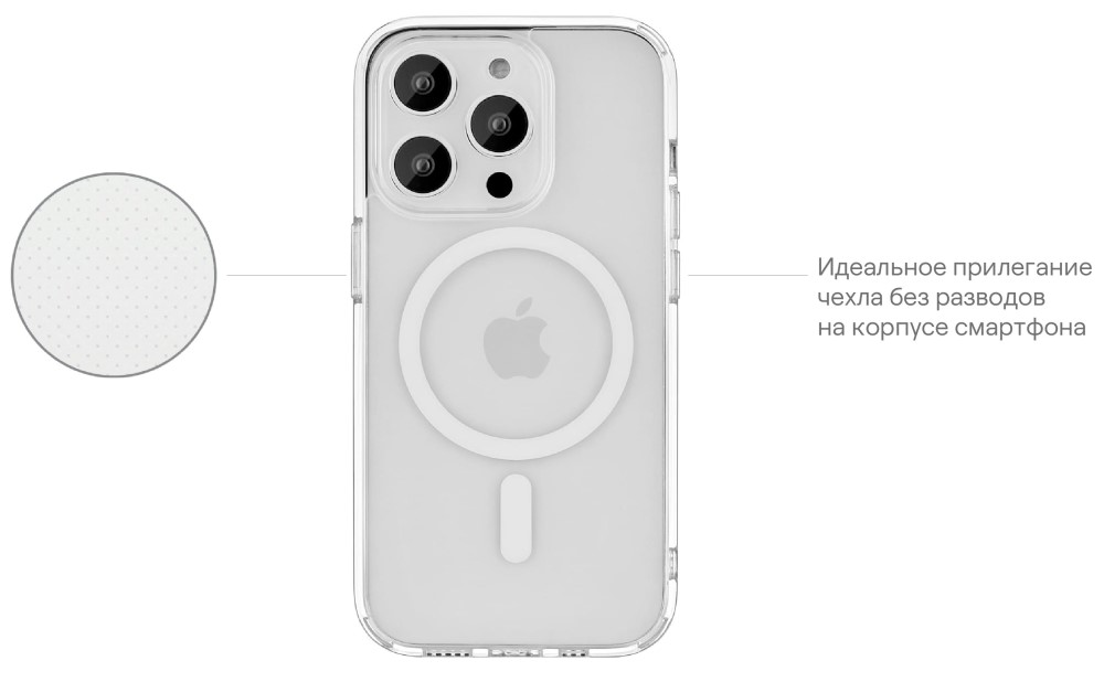 uBear Real Mag Case для iPhone 14 Pro MagSafe Прозрачный (CS168TT61PRL-I22M)