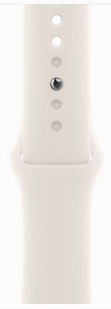 Apple Watch Series SE 3 2025 GPS 44мм Starlight aluminium+ремешок Sport Band starlight (ML)