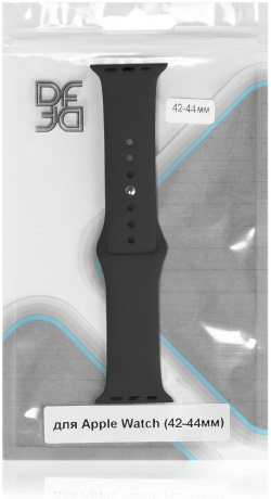 Изображение товара Силиконовый ремешок для Apple Watch 42/44 мм черный iClassicBand-02