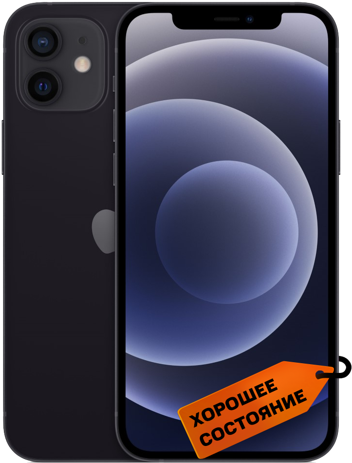 Apple iPhone 12 64 Гб Черный «Хорошее состояние»