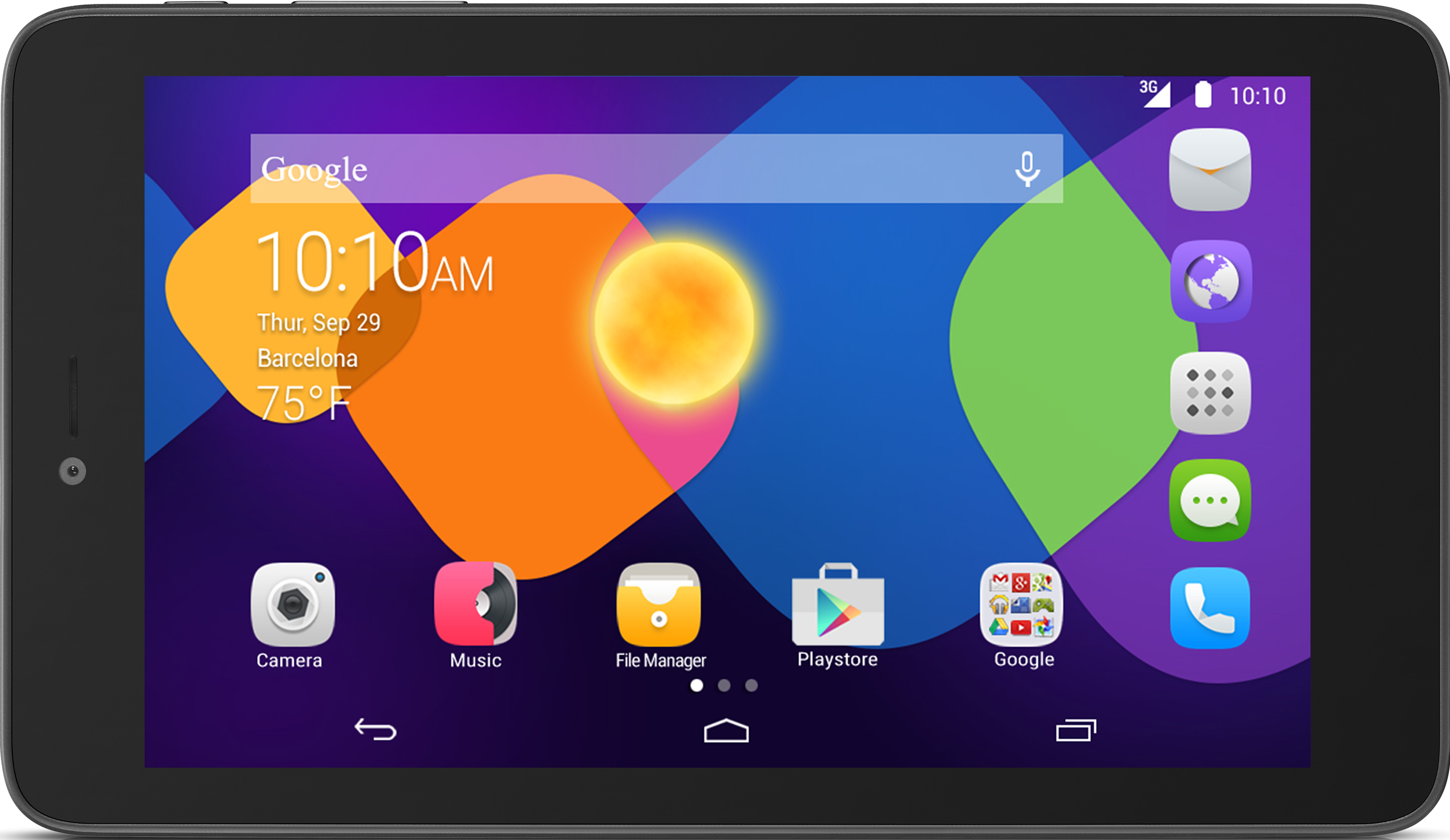 Alcatel One Touch Pixi 3 7.0" 9002X 4Gb 3G Black