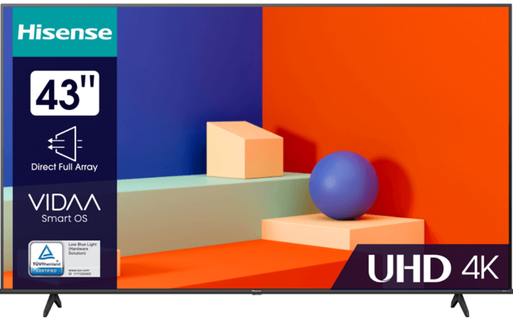 Hisense 43" 43A6K Черный