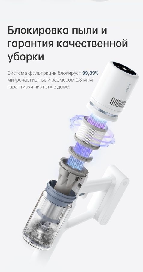 Dreame Cordless Stick Vacuum P10 Белый