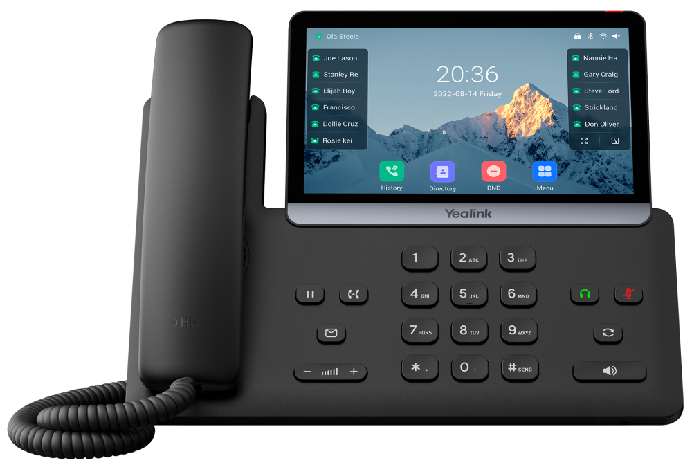 IP-телефон YEALINK SIP-T77U Черный: купить по цене 27 090 рублей в ...