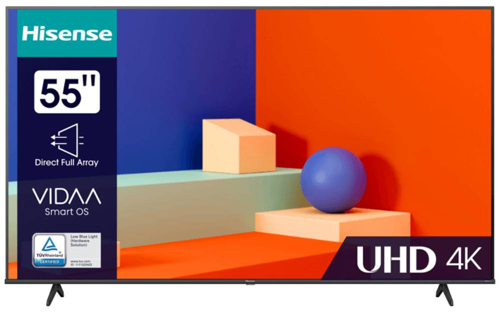 Hisense 55" 55A6K Черный