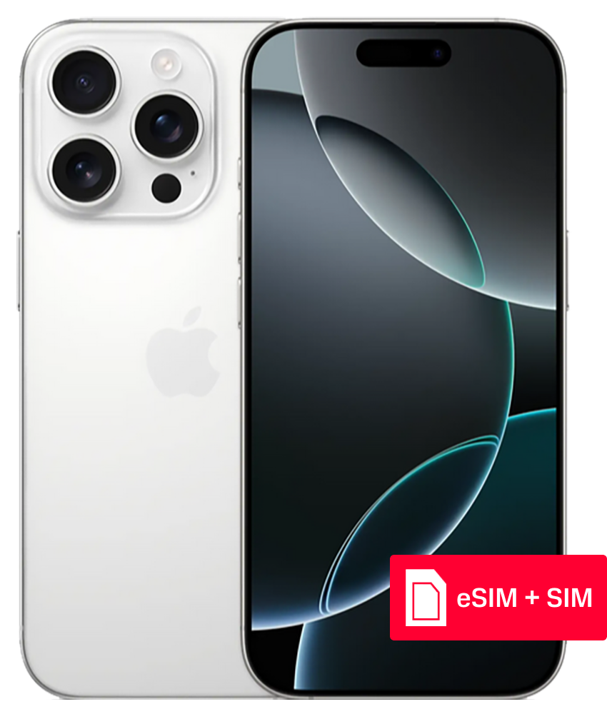Apple iPhone 16 Pro 128Gb eSIM + SIM White Titanium