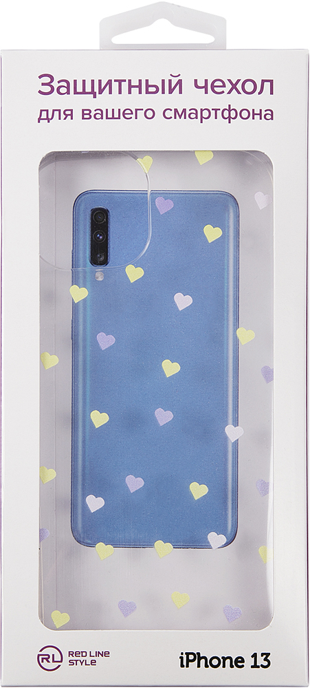RedLine iPhone 13 принт Сердечки 01