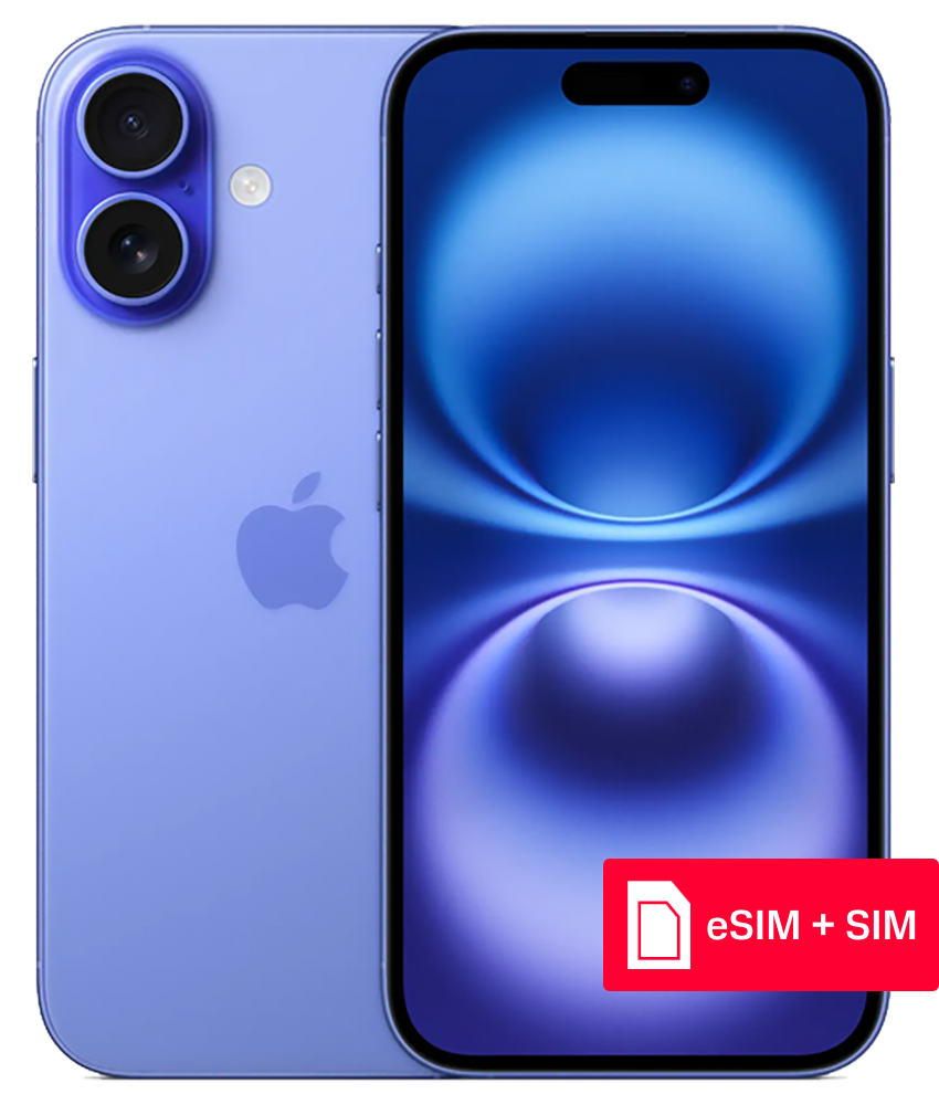 Apple iPhone 16 512Gb eSIM + SIM Ультрамарин