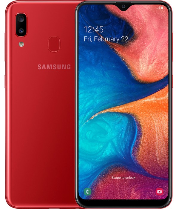 Galaxy A20 32 GB simフリー　galaxyA20 Характеристики Смартфон Samsung Galaxy A20 3/32Gb Red: купить по