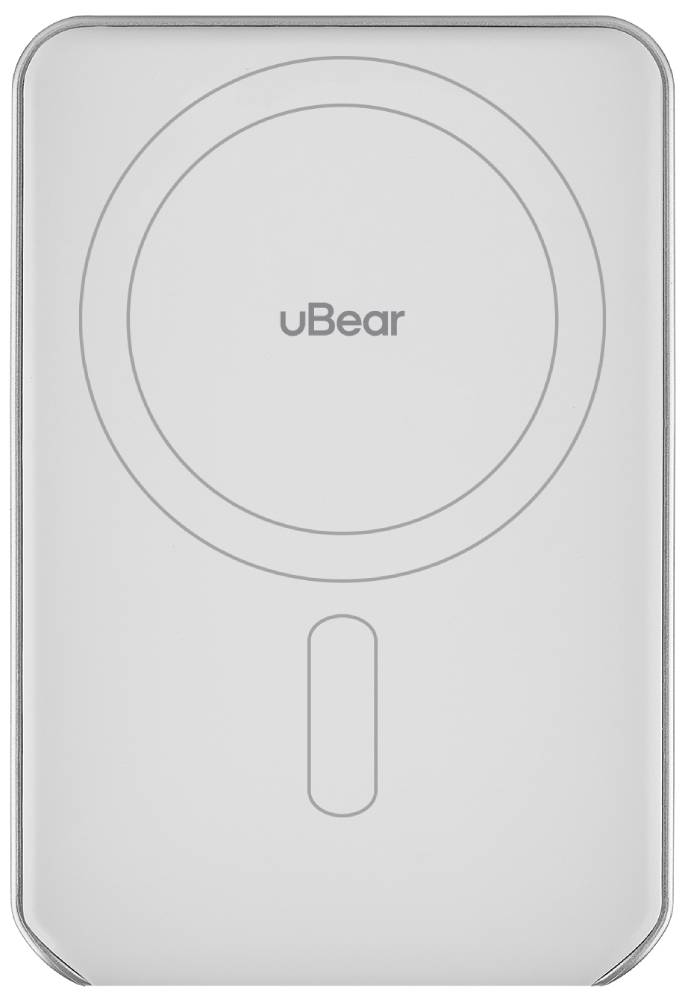 uBear Backup Magnetic 5000 mAh PD 20W Серебро