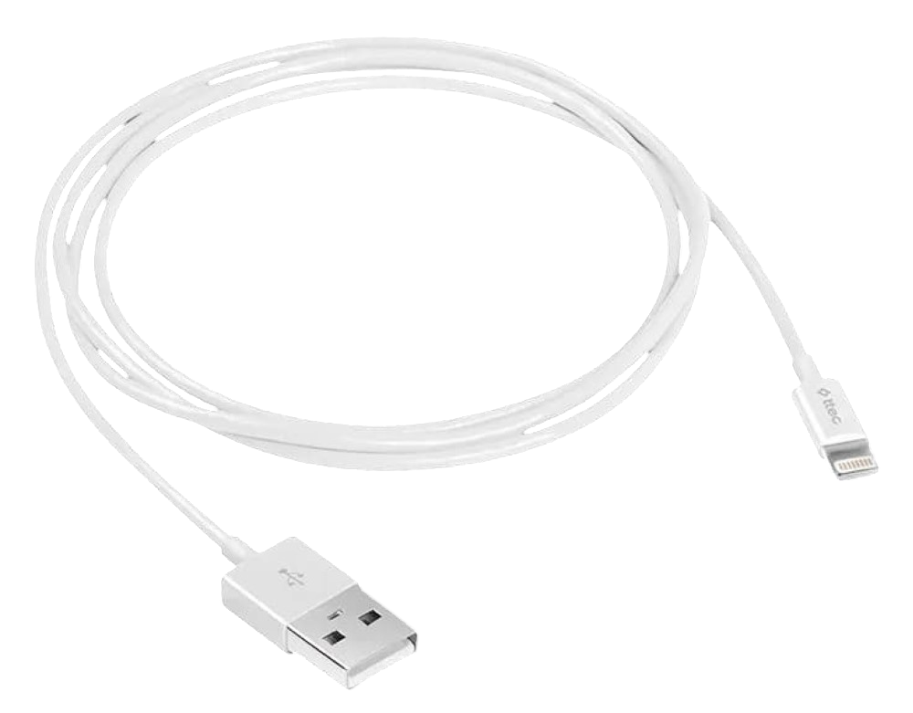 USB-A-Lightning Белый