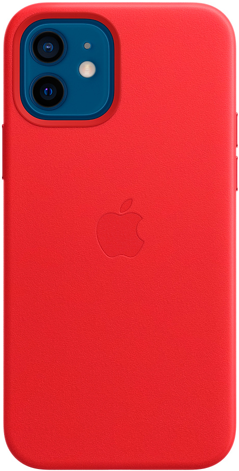Apple iPhone 12/12 Pro MagSafe кожаный Красный (MHKD3ZE/A)