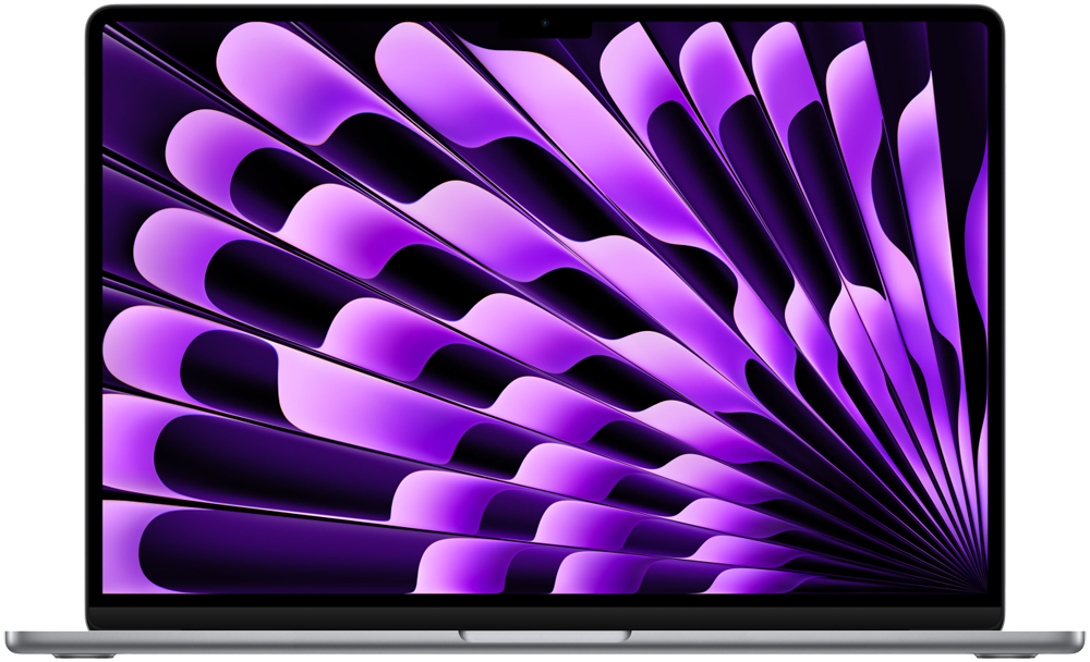 Apple MacBook Air 15" (M2/8CPU/10GPU, 2023) 8/256GB Серый космос (MQKP3)