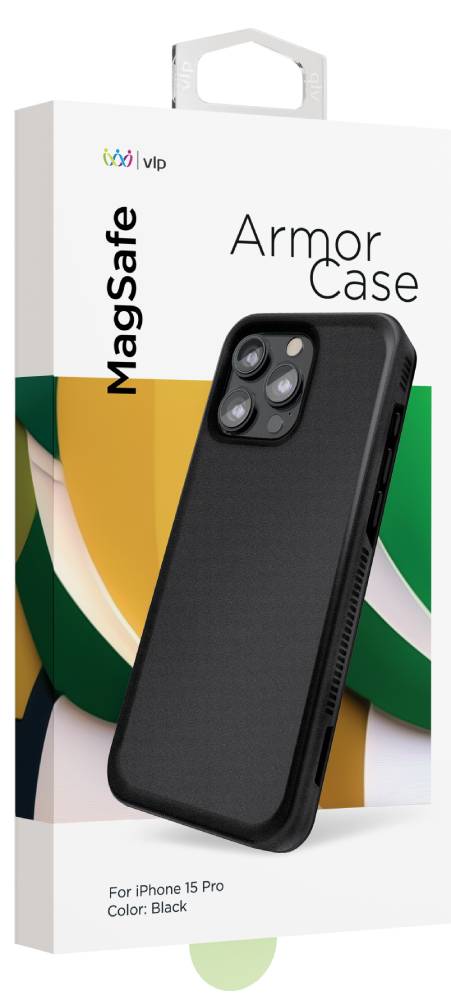 VLP Armor Case с MagSafe для iPhone 15 Pro Черный