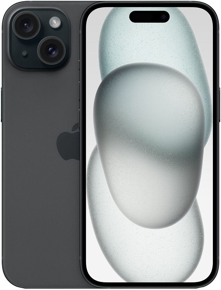 Apple iPhone 15 128 Гб SIM + SIM Черный «Хорошее состояние»