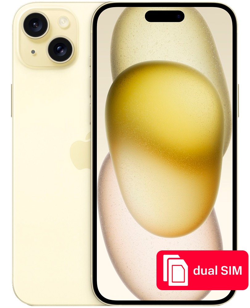 Apple iPhone 15 Plus 128Gb SIM + SIM Желтый