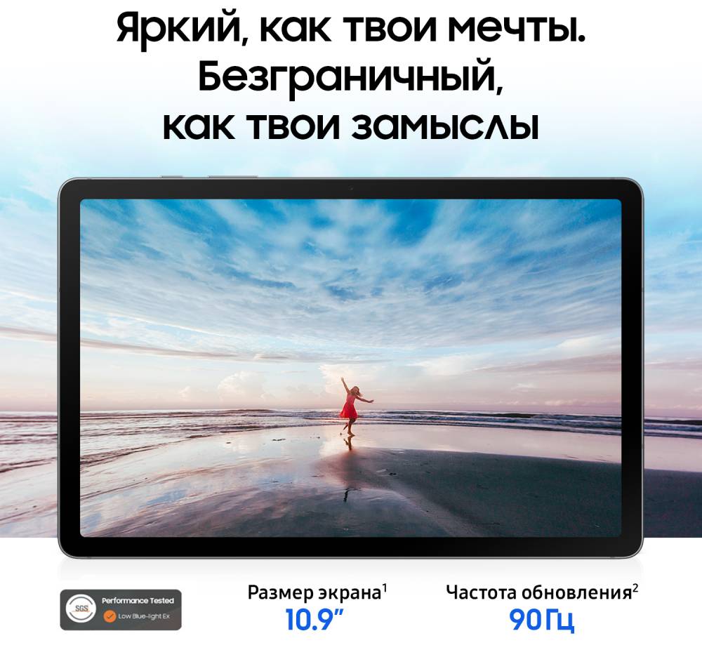 Samsung Galaxy Tab S10 Lite 5G 8/256 Гб Серебристый