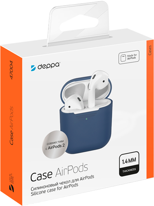 Deppa AirPods 2 Blue