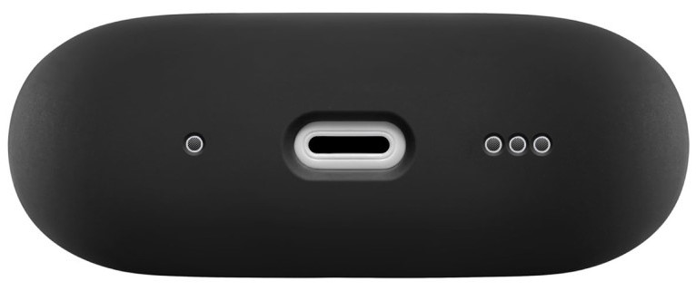 uBear Touch Pro Silicone Case для Airpods Pro 2 1,5 мм усиленный Черный