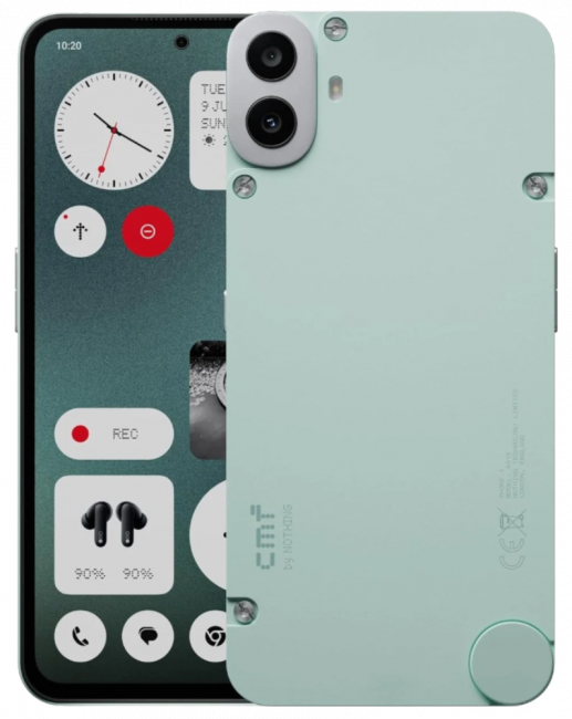 Изображение товара Смартфон Nothing Phone 1 8Гб 256Гб LTE Зеленый с камерой 50 Мп и дисплеем AMOLED