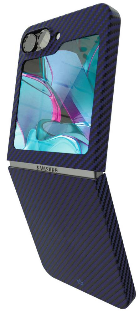 VLP Kevlar Case с MagSafe для Samsung Galaxy Z Flip6 Темно-синий