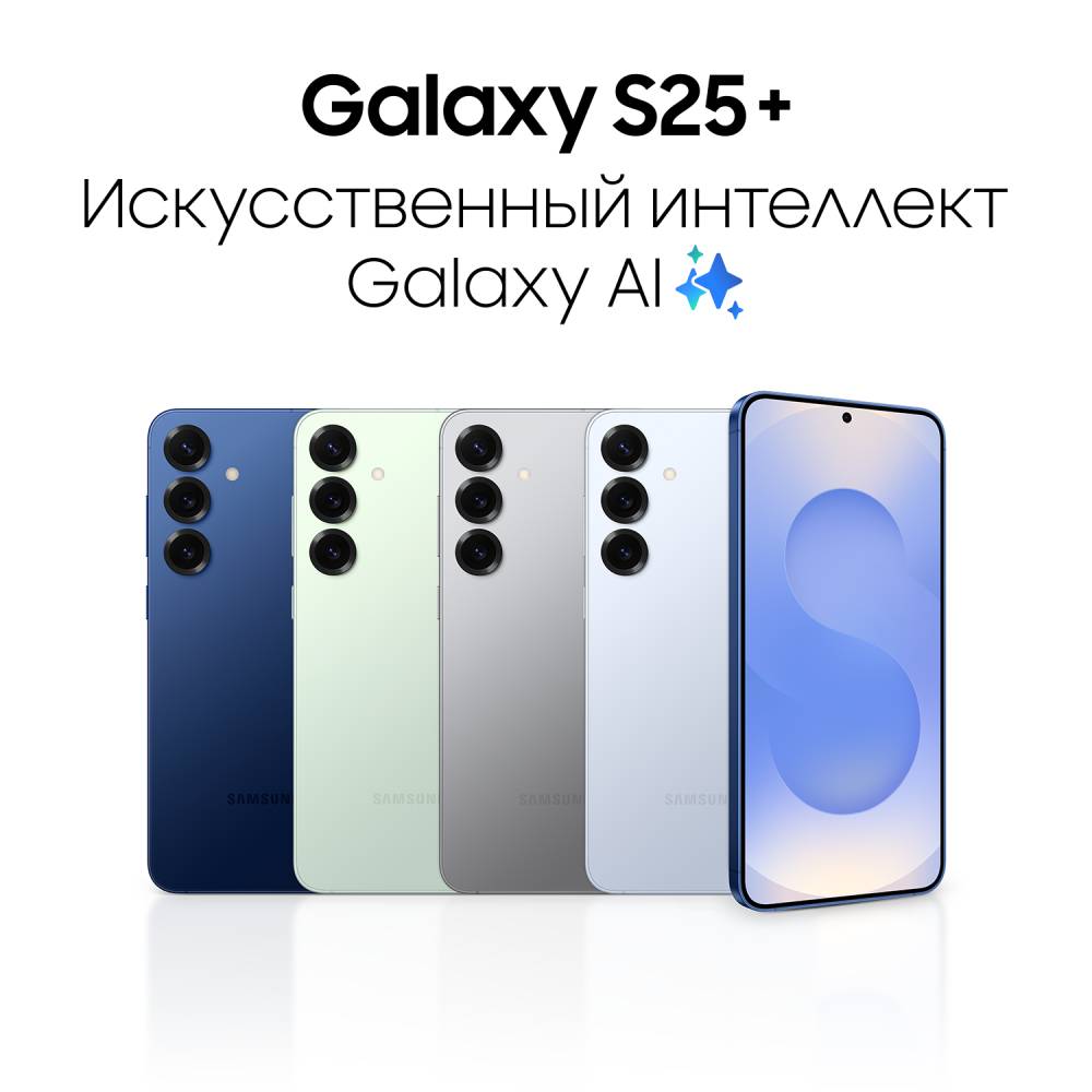 Samsung Galaxy S25 Plus 12/256 Гб 5G Серебристый (S936)