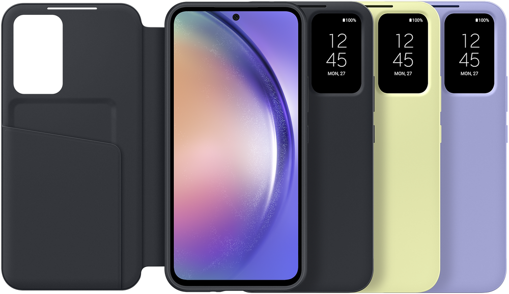 Samsung Galaxy A54 Smart View Wallet Case Чёрный