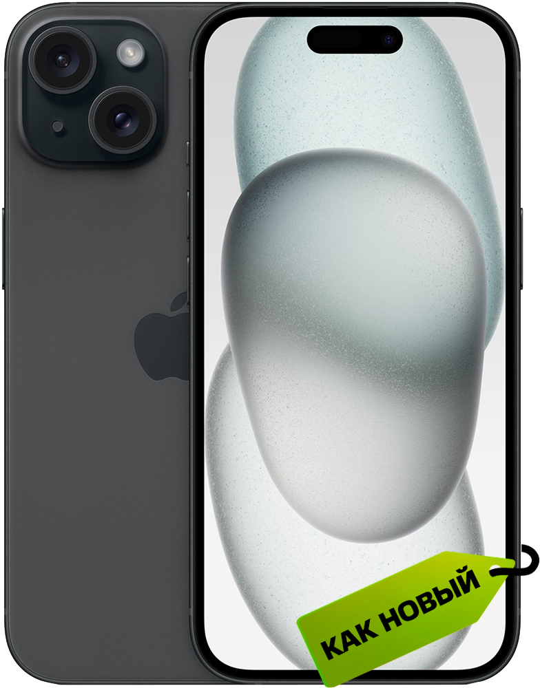 Apple iPhone 15 128 Гб Dual sim Черный «Как новый»