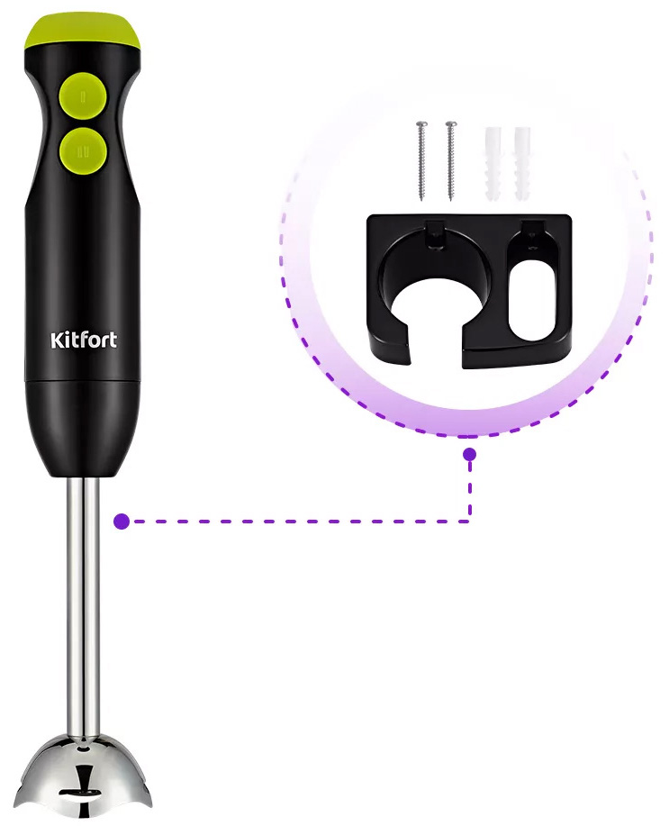 Kitfort КТ-3041-2 3 в 1 Черно-салатовый