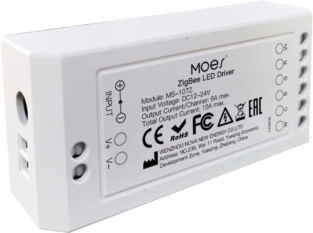 MOES Zigbee LED driver MS-107Z Белый