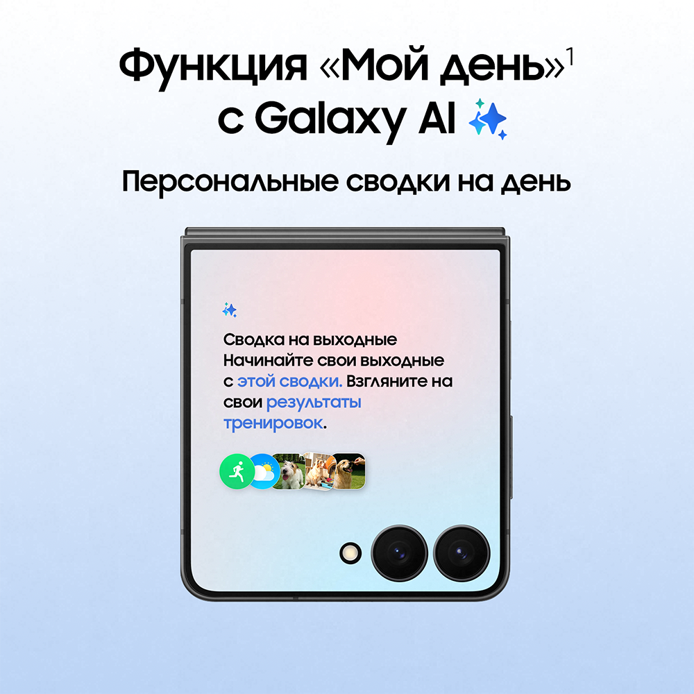 Samsung Galaxy Z Flip7 12/256 Гб 5G eSIM+SIM Черный (F766B)