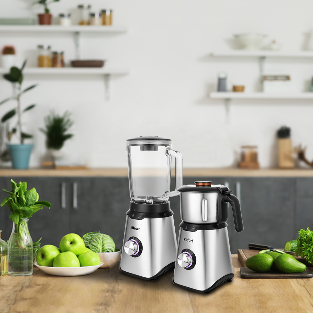 Kitfort 2 в 1 КТ-1344 Серебристый