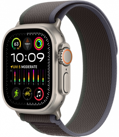 Изображение товара Apple Watch Ultra 2 GPS 49мм корпус из титана + ремешок trail loop Синий/Черный