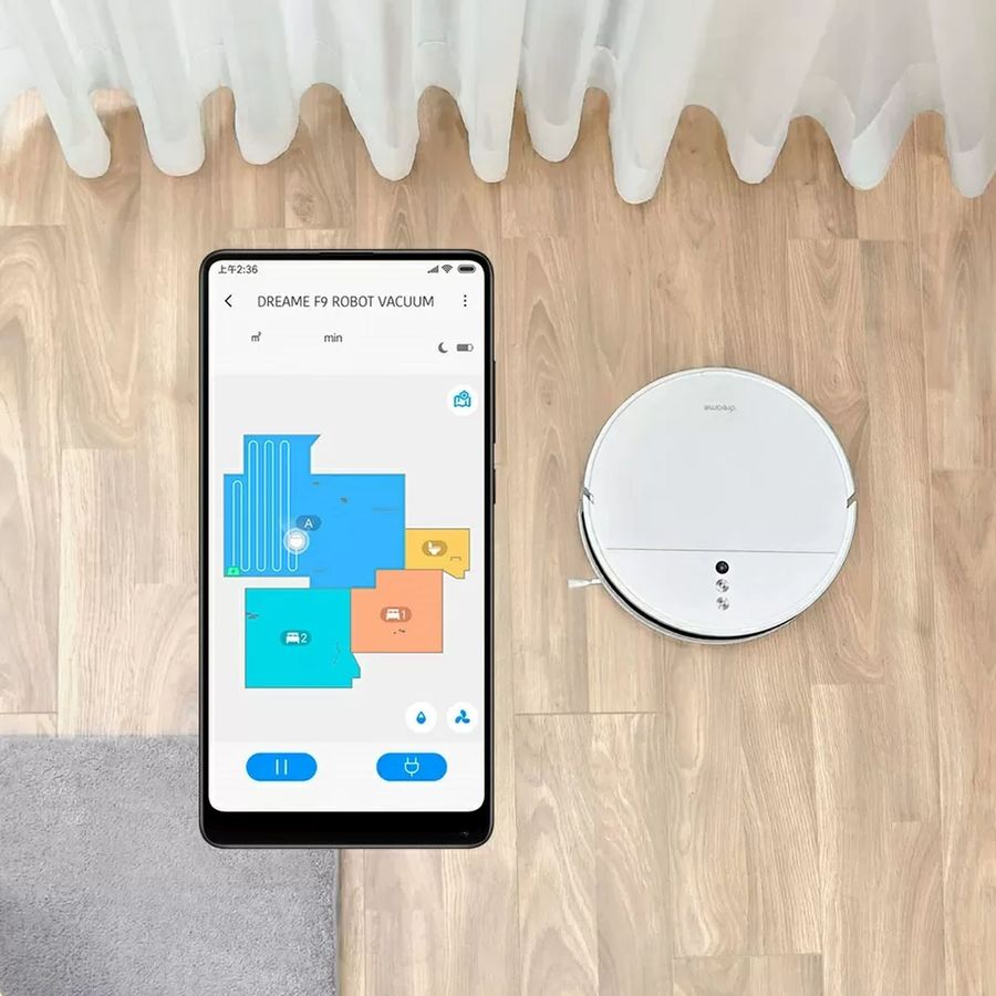 Dreame Robot Vacuum-Mop F9 с функцией влажной уборки Белый