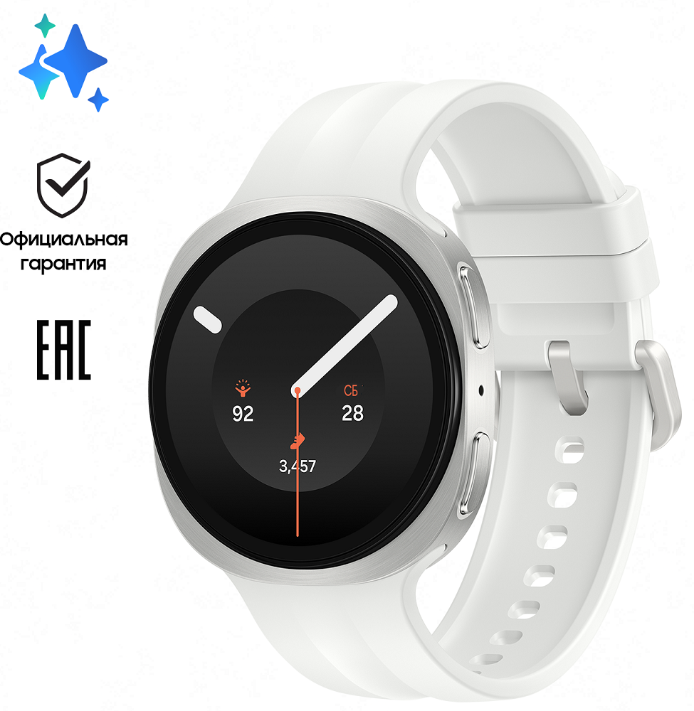 Умные часы Samsung Galaxy Watch 9 LTE (РСТ), SM-L345FZEACAU, 40 mm, кремовый