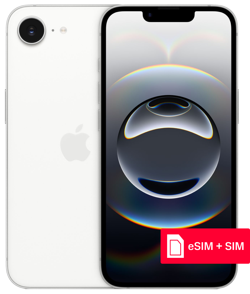 Apple iPhone 16e 256 Гб eSIM + SIM Белый