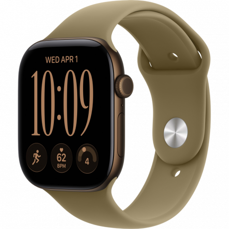Изображение товара Apple Watch Series 12 GPS 46 мм Dark bronze aluminum+ремешок Olive Sport Band (M/L) Изображение товара Apple Watch Series 12 GPS 46 мм Dark bronze aluminum+ремешок Olive Sport Band (M/L)