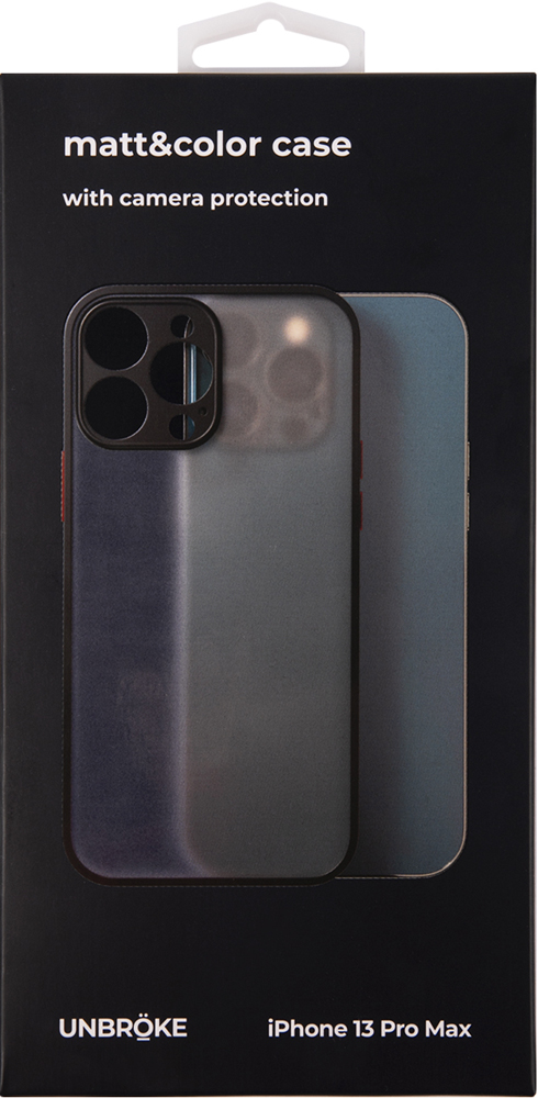 UNBROKE iPhone 13 pro max Matt&Color Black